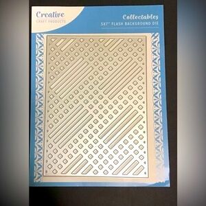 Flash Background Die for cards, scrapbooking and paper crafting. 5x7 in